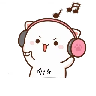 🎧 emoji Apple Telegram sticker 5 of 11