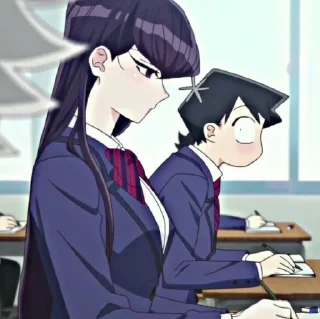 🐾 emoji Komi Shouko ◍⃘  @comyushou Telegram sticker 14 of 40
