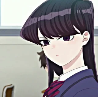 🐾 emoji Komi Shouko ◍⃘  @comyushou Telegram sticker 20 of 40