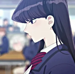 🐾 emoji Komi Shouko ◍⃘  @comyushou Telegram sticker 6 of 40