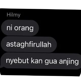 Sticker from gua tampol sni lu
