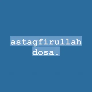 Sticker from mending lu pada tobat