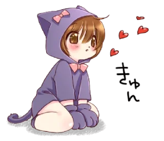 Sticker from Boy of a cat ear @bistic
