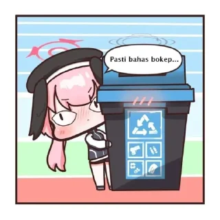 🤨 emoji Arona's Hideout Live Reaction 3 Telegram sticker 21 of 120