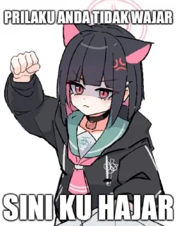 👊 emoji Arona's Hideout Live Reaction 3 Telegram sticker 17 of 120
