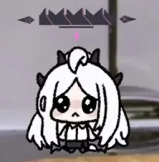 Sticker from Arona's Hideout Live Reaction 3