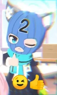 👍 emoji Arona's Hideout Live Reaction 6 Telegram sticker 5 of 120