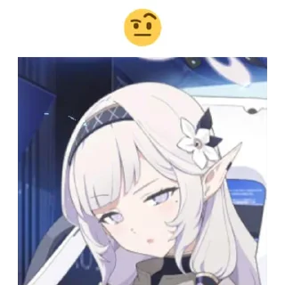 🤨 emoji Arona's Hideout Live Reaction Telegram sticker 5 of 120