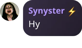 Sticker from SYNYSTER HERE