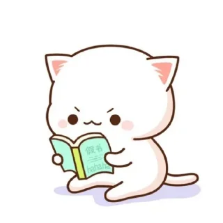 Sticker from Cutie Cat ❤ @Imrohitkashyap7