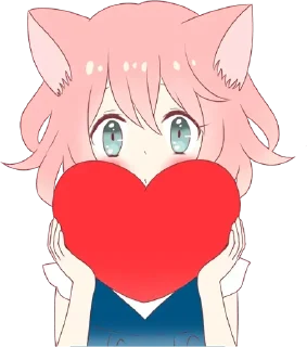 Sticker from Cute Little Cat Girl  @yhdxk