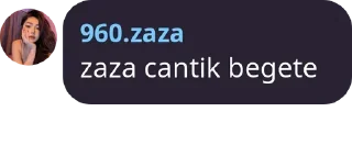 Sticker from zaza only