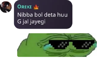 Sticker from (bhai baigan)🥕