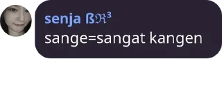 Sticker from kalo kata senja