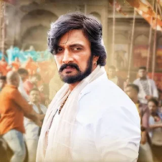 👨‍🎤 emoji Kiccha Sudeep Telegram sticker 13 of 18