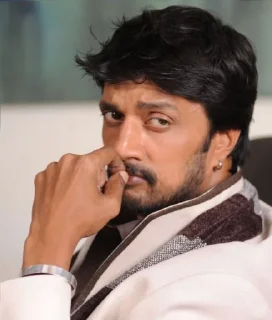 😇 emoji Kiccha Sudeep Telegram sticker 9 of 18