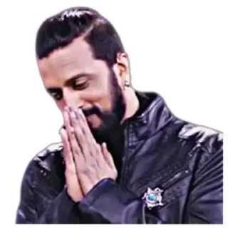 🙏 emoji Anji Kiccha Stickers Telegram sticker 8 of 100