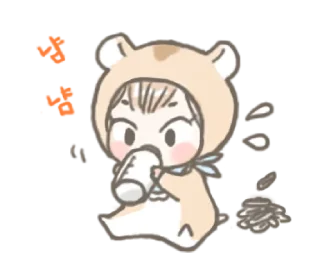 Sticker from Hamster Baby @bistic