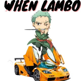 🏎 emoji Zoro CEO Telegram sticker 5 of 9