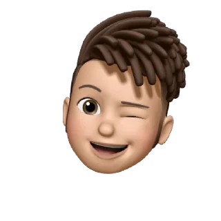 😉 emoji Memoji • Apple Telegram sticker 10 of 36
