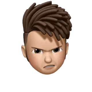 😏 emoji Memoji • Apple Telegram sticker 18 of 36