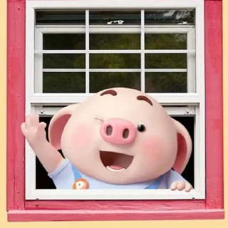 Sticker from “ baby piggy @fullsunday “