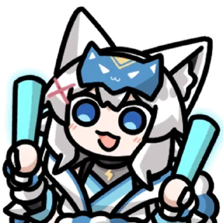 👩 emoji 静电大尾巴 @zhaxia_cn Telegram sticker 11 of 16
