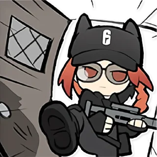 👮 emoji 明日方舟 / Arknights ⑨ Telegram sticker 24 of 111