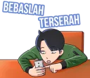😪 emoji @tikelmu Si Tamvan Telegram sticker 10 of 33