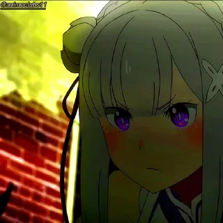 Sticker from Emilia (@animeclubs11)