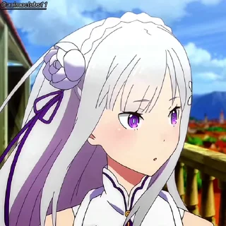 💨 emoji Emilia (@animeclubs11) Telegram sticker 12 of 28