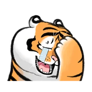 🐯 emoji 猛虎下山 2.0 Telegram sticker 15 of 40