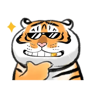 🐯 emoji 猛虎下山 2.0 Telegram sticker 9 of 40