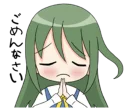 Sticker from kawaii anime