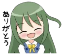 Sticker from kawaii anime