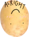 🙃 emoji Perfect Potatoes Telegram sticker 15 of 44