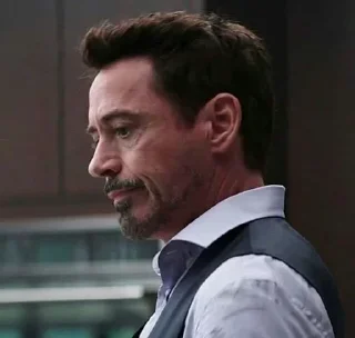 🤨 emoji Robert Downey Jr @actor_sticker Telegram sticker 10 of 93