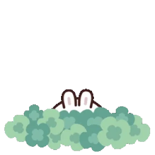 💬 emoji 白兔君的招呼 全螢幕貼圖_kal Telegram sticker 11 of 24