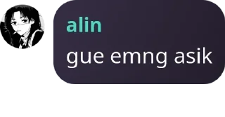 Sticker from alin
