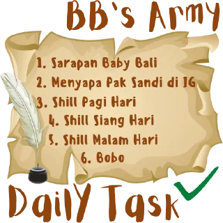✅ emoji Baby Bali X Niken Andalusi Telegram sticker 15 of 25