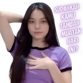 🤨 emoji Baby Bali X Niken Andalusi Telegram sticker 7 of 25