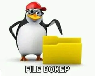 🗿 emoji pinguin bokepnya @distortedbrain Telegram sticker 14 of 25