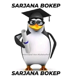 🗿 emoji pinguin bokepnya @distortedbrain Telegram sticker 16 of 25