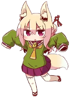 Sticker from ケモミミちゃん 透明