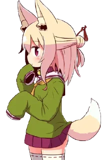 Sticker from ケモミミちゃん 透明