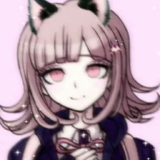 Sticker from cute anime