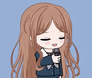 2️⃣ emoji MyGO @言力华 @zhaxia_cn Telegram sticker 16 of 29