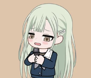 1️⃣ emoji MyGO @言力华 @zhaxia_cn Telegram sticker 20 of 29