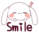 😊 emoji Ultra-small rabbit @tikelku Telegram sticker 21 of 41