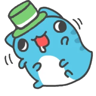 🥴 emoji 綠綠der capoo Telegram sticker 10 of 120